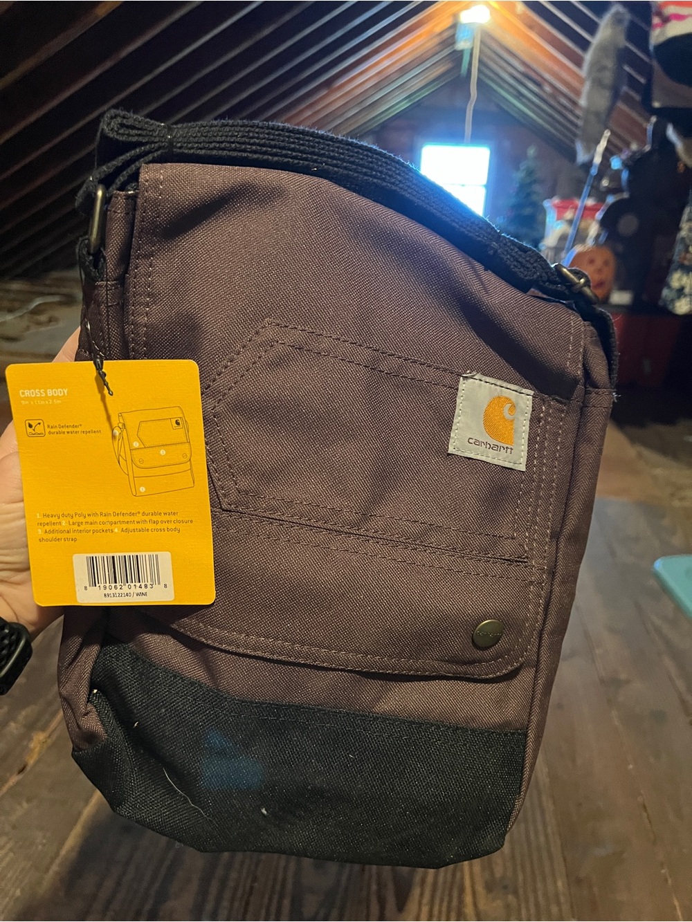 Carhartt Brown and Black Belt/Crossbody Bag